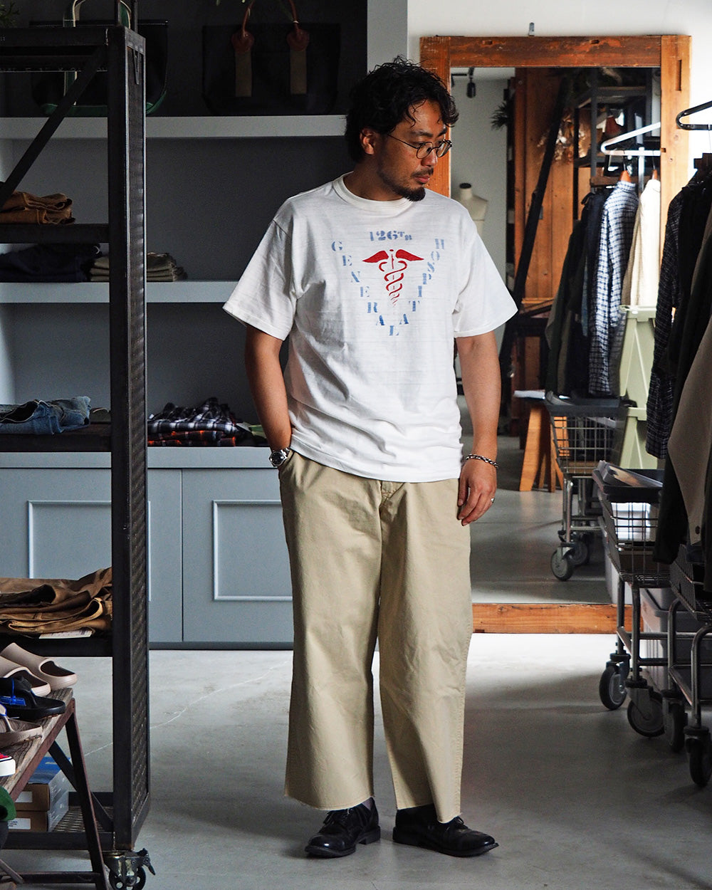 WAREHOUSE ウエアハウス Lot 4601 GENERAL HOSPITAL Off White