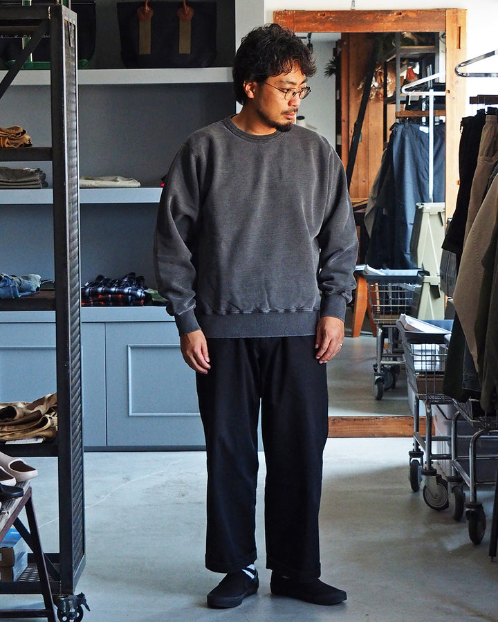 VICTORIA ATHLETICS ヴィクトリアアスレチックス SAND CREWNECK SWEAT Black