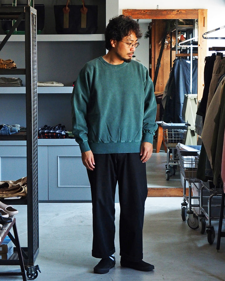 VICTORIA ATHLETICS ヴィクトリアアスレチックス SAND CREWNECK SWEAT Green