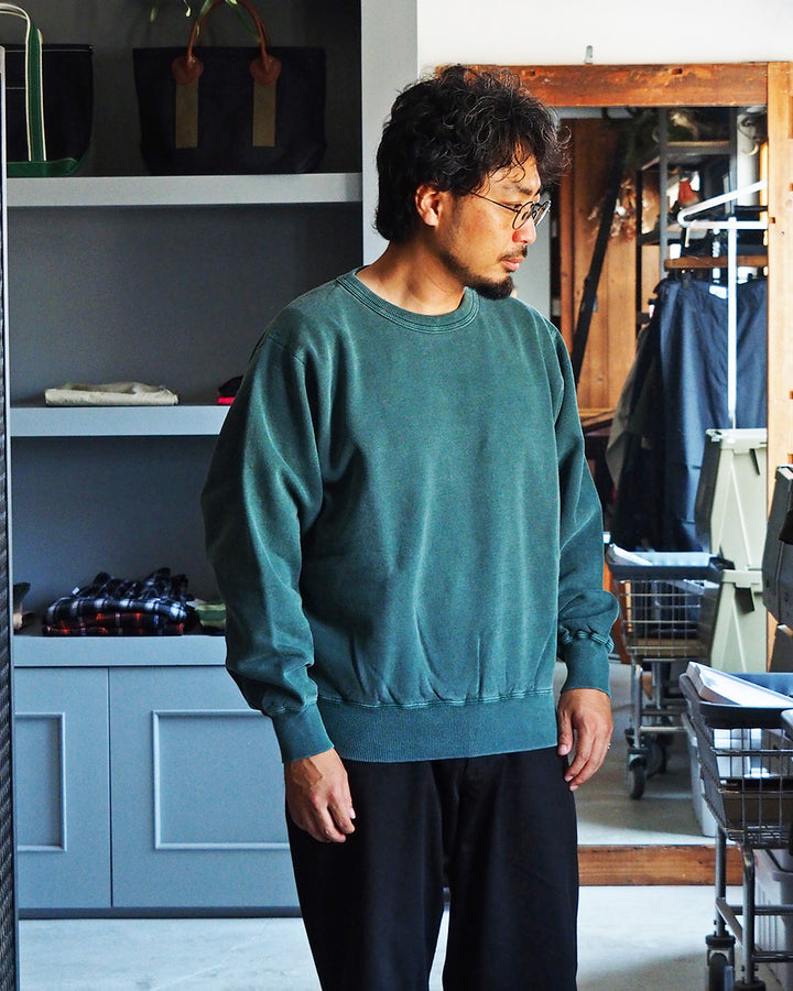 VICTORIA ATHLETICS ヴィクトリアアスレチックス SAND CREWNECK SWEAT Green