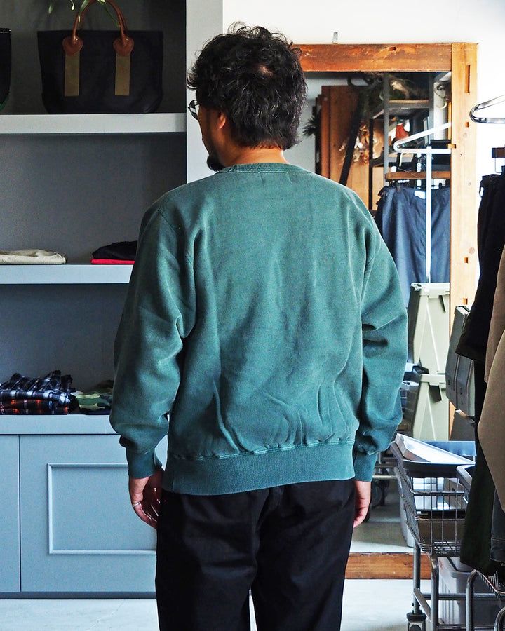 VICTORIA ATHLETICS ヴィクトリアアスレチックス SAND CREWNECK SWEAT Green