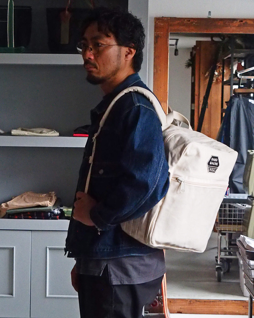 BANDWAGON バンドワゴン CANVAS BACK PACK Natural