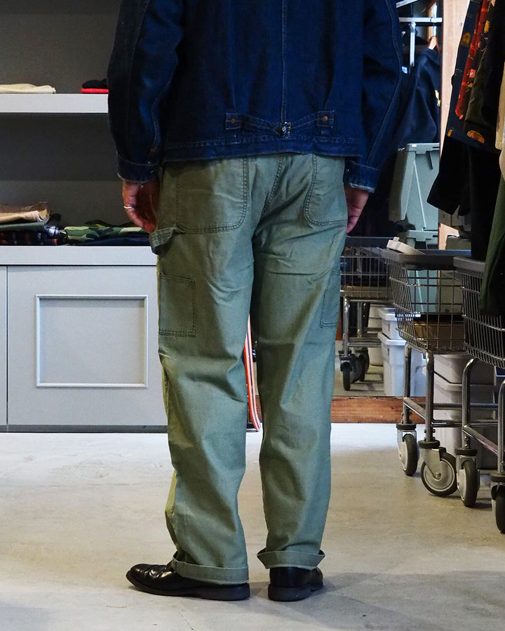 melple メイプル Carpenter Pants（Painted）Olive
