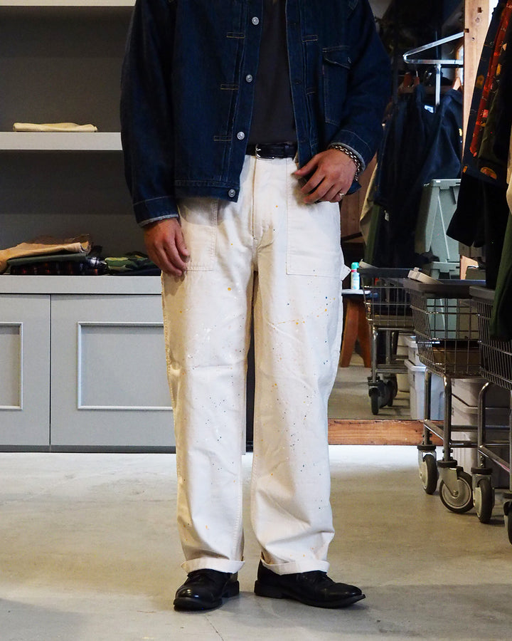 melple メイプル Carpenter Pants（Painted）Natural