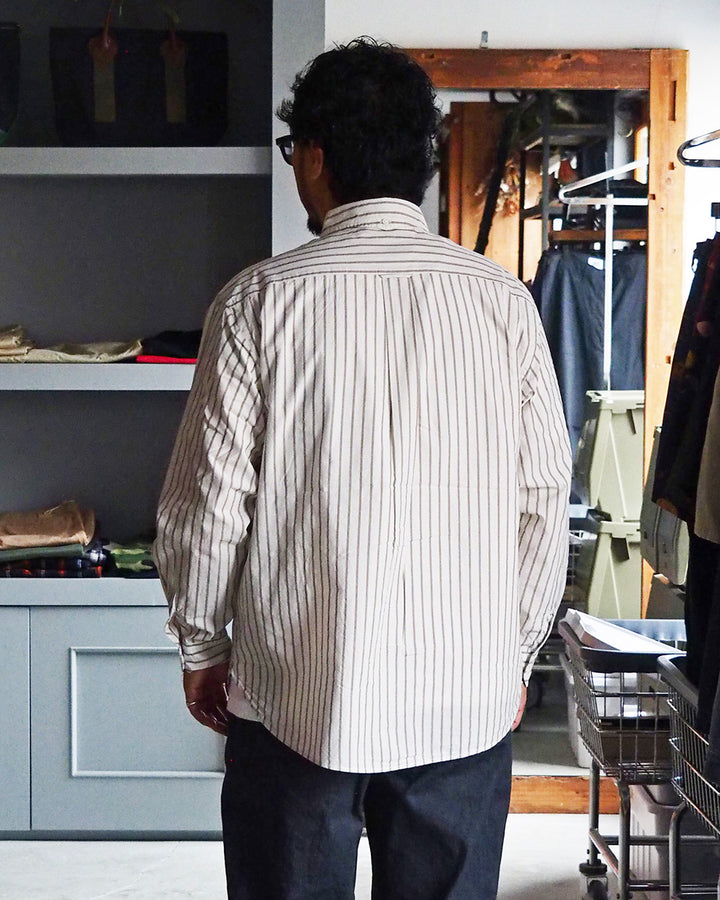 JAMES &amp; CO. STANDARD SHIRT Pujol Relax -Stripe- OFF