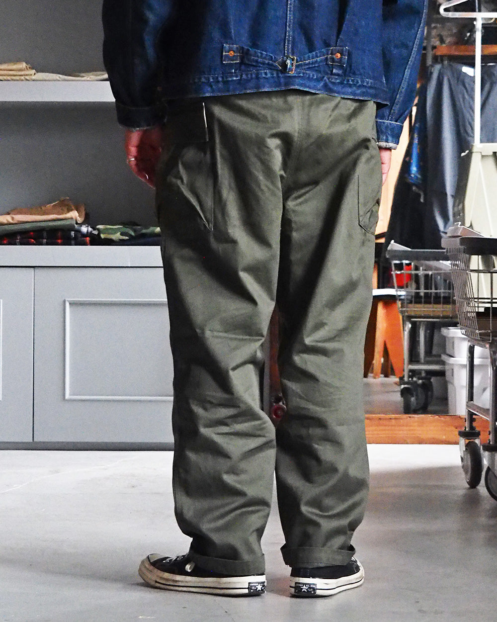 DELICIOUS デリシャス Military Easy Pants - KHK