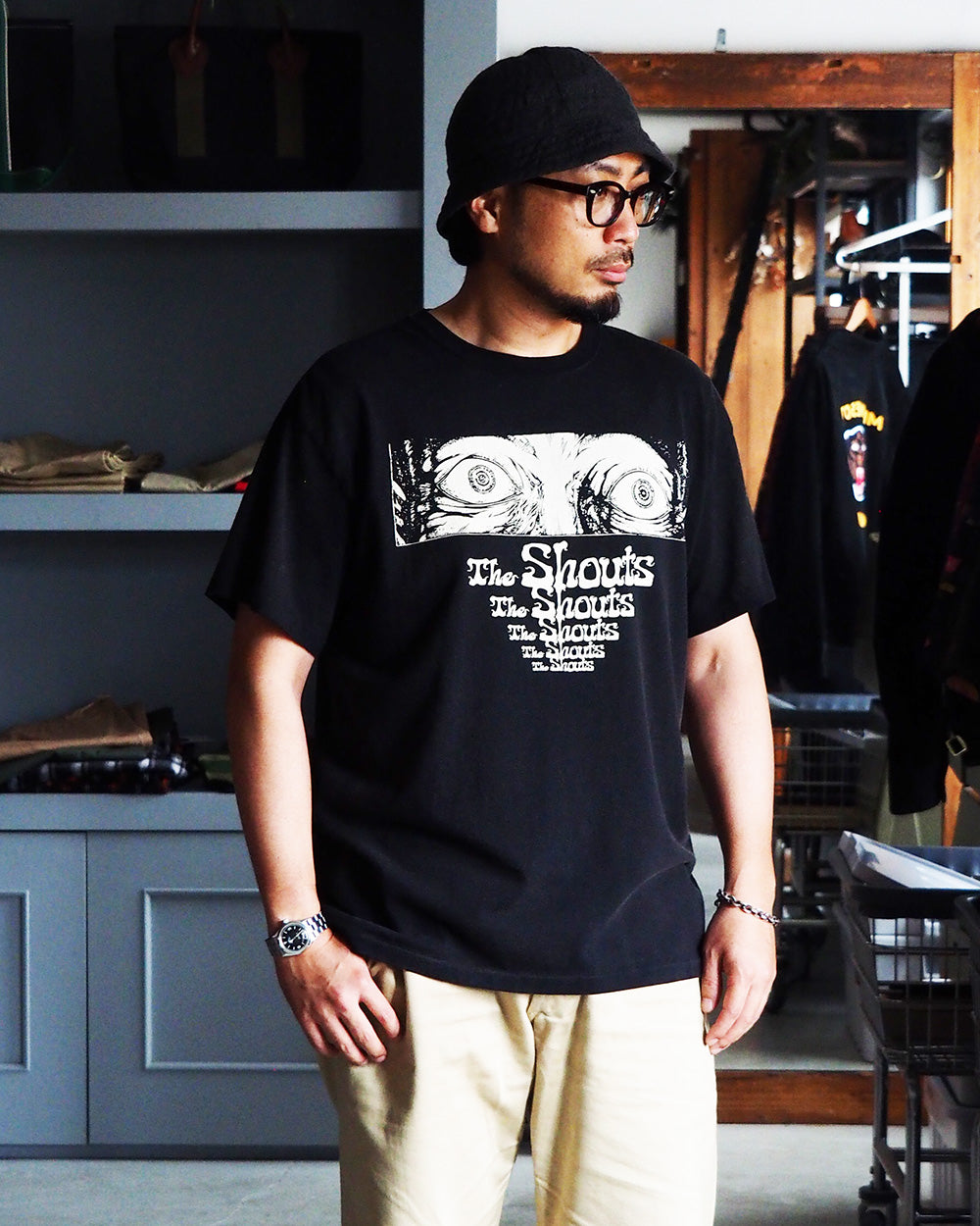 MODUCT モダクト Lot No. MO79762 / MODUCT STRUGGLING BAND T-SHIRT “The Shouts”