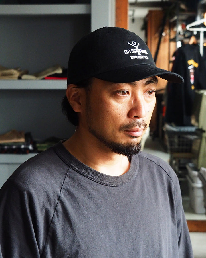 City Lights Bookstore シティライツブックストア Logo Cap Black