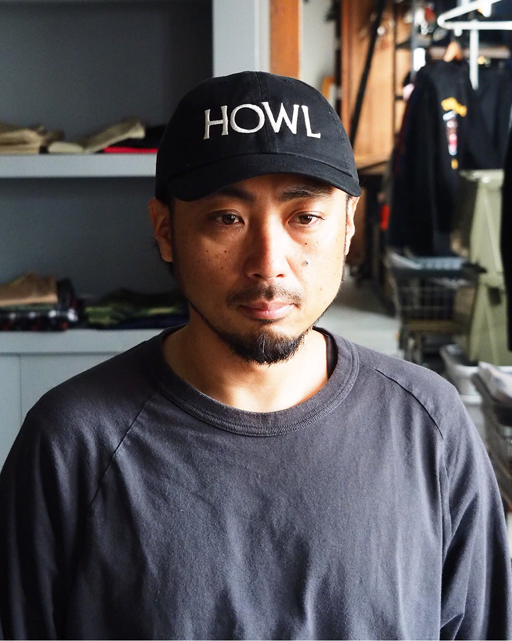 City Lights Bookstore シティライツブックストア HOWL Logo Cap Black