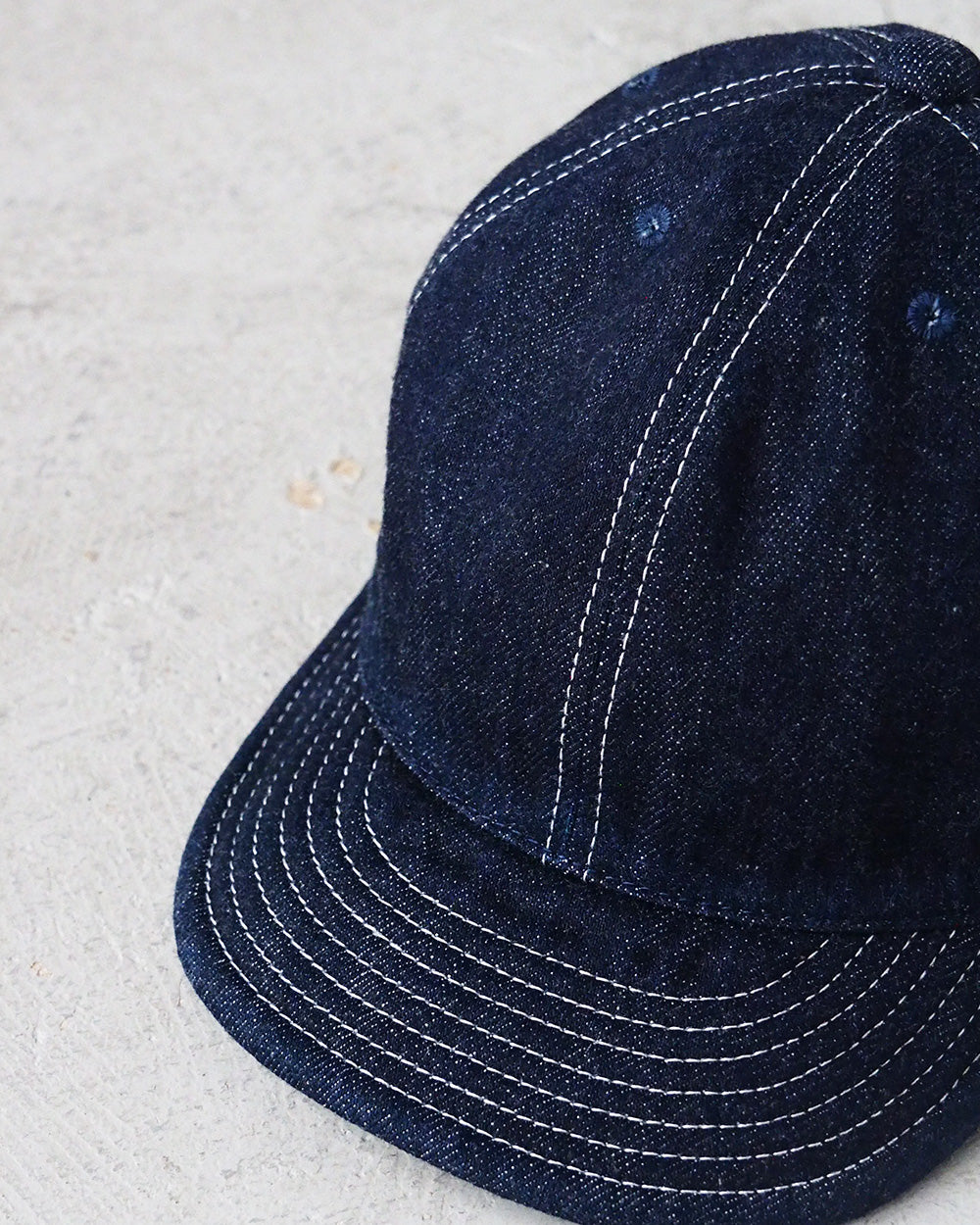 HIGHER ハイヤー HT18006 SELVEDGE DENIM CAP One Wash