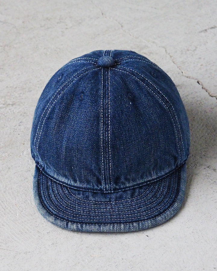 HIGHER ハイヤー HT18006 SELVEDGE DENIM CAP Used Wash