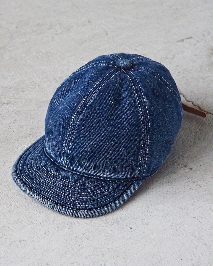 HIGHER ハイヤー HT18006 SELVEDGE DENIM CAP Used Wash