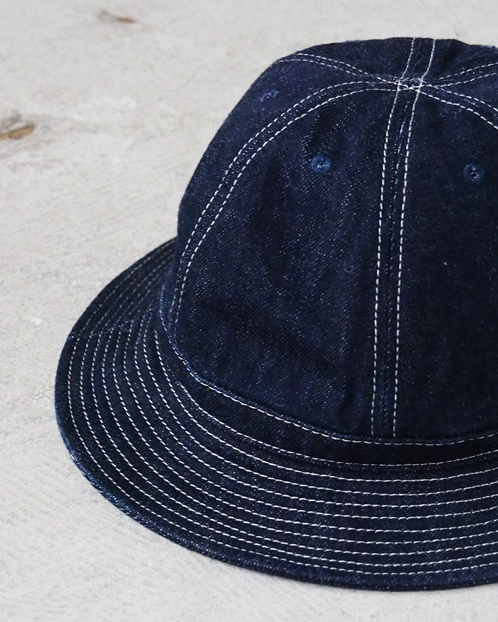 HIGHER ハイヤー HT19005 SELVEDGE DENIM HAT One Wash