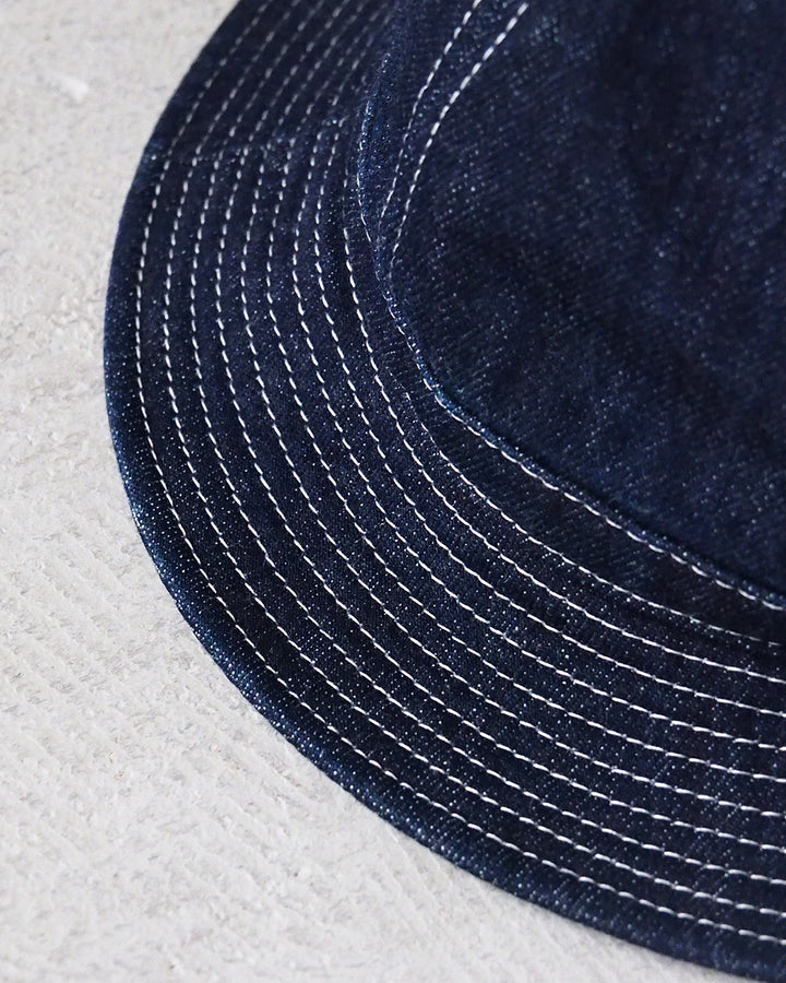 HIGHER ハイヤー HT19005 SELVEDGE DENIM HAT One Wash