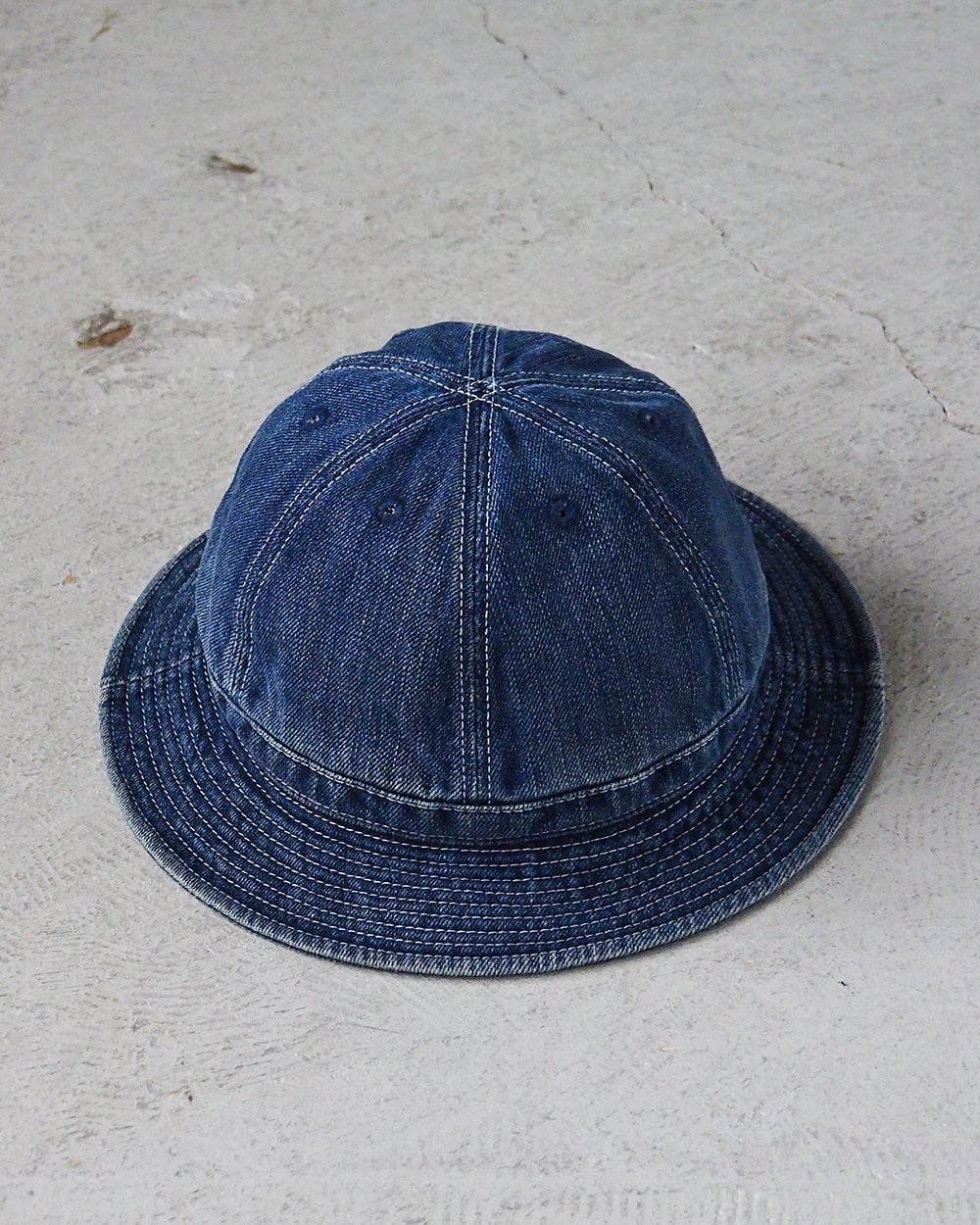 HIGHER ハイヤー HT19005 SELVEDGE DENIM HAT Used Wash