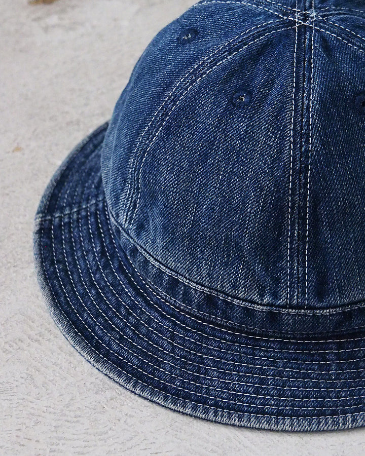 HIGHER ハイヤー HT19005 SELVEDGE DENIM HAT Used Wash