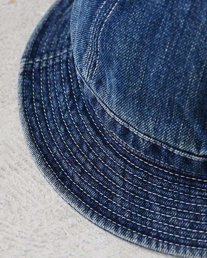 HIGHER ハイヤー HT19005 SELVEDGE DENIM HAT Used Wash