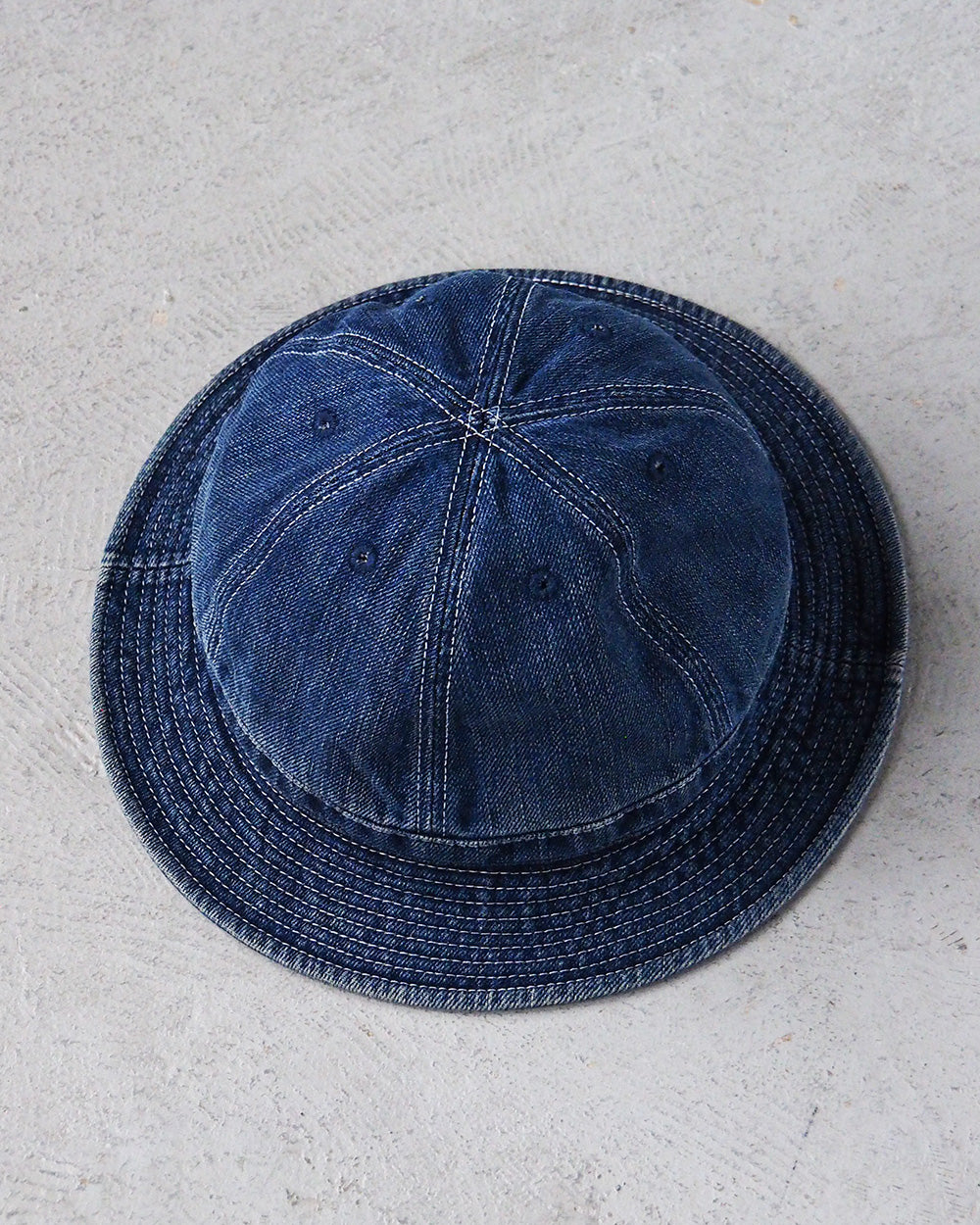 HIGHER ハイヤー HT19005 SELVEDGE DENIM HAT Used Wash
