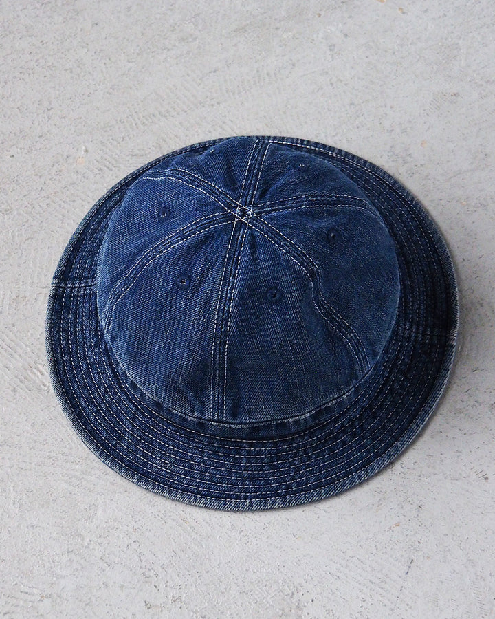 HIGHER ハイヤー HT19005 SELVEDGE DENIM HAT Used Wash