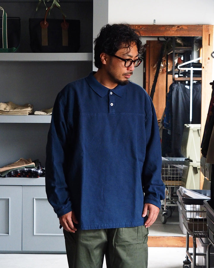 THOUSAND MILE サウザンドマイル Camp Cloth Mountain Shirt Navy
