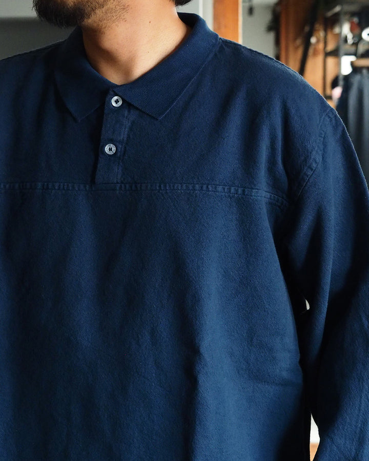 THOUSAND MILE サウザンドマイル Camp Cloth Mountain Shirt Navy