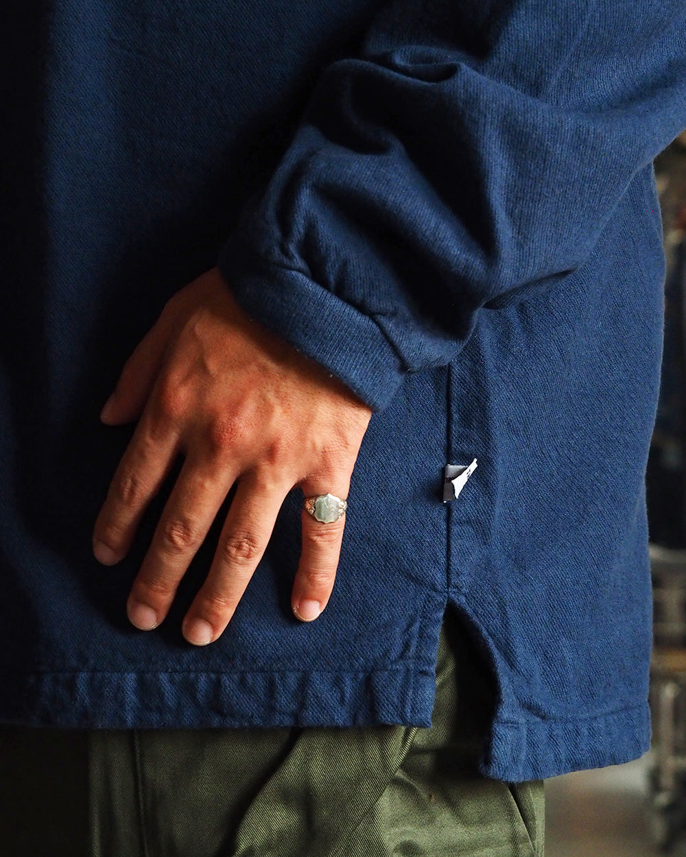 THOUSAND MILE サウザンドマイル Camp Cloth Mountain Shirt Navy