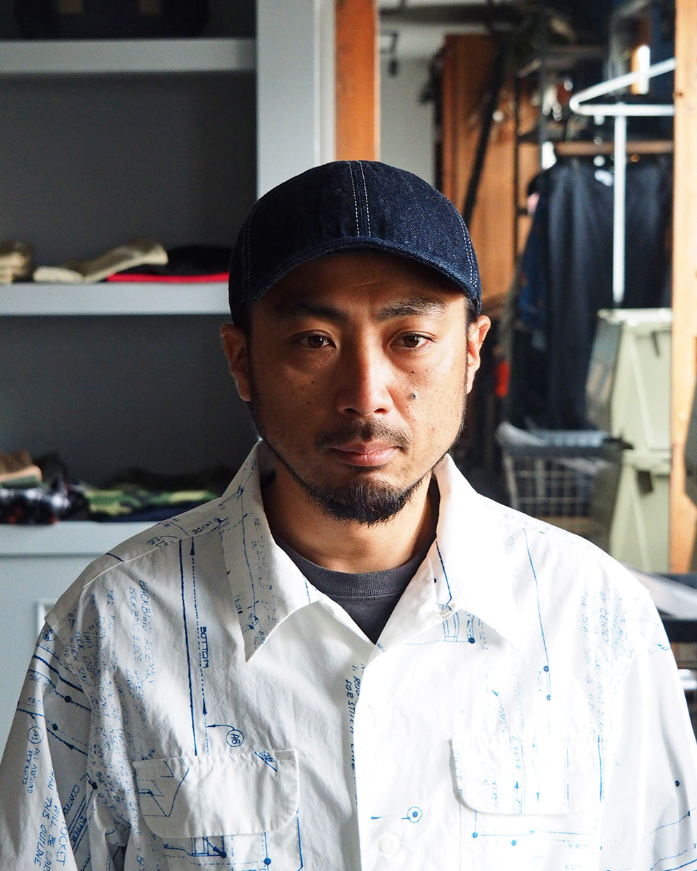 HIGHER ハイヤー HT18006 SELVEDGE DENIM CAP One Wash