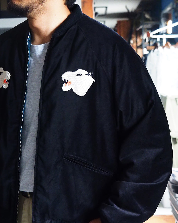 THRIFTY LOOK スリフティルック SONDRESTROM SOUVENIR PADDED BLOUSON Black×Green