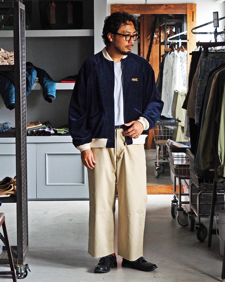 THRIFTY LOOK スリフティルック FRANCE SOUVENIR BLOUSON Navy×Navy