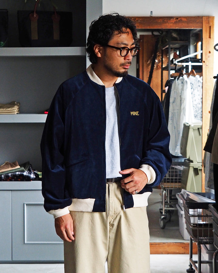 THRIFTY LOOK スリフティルック FRANCE SOUVENIR BLOUSON Navy×Navy