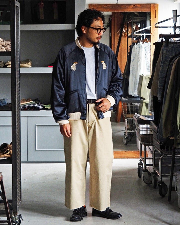 THRIFTY LOOK スリフティルック FRANCE SOUVENIR BLOUSON Navy×Navy