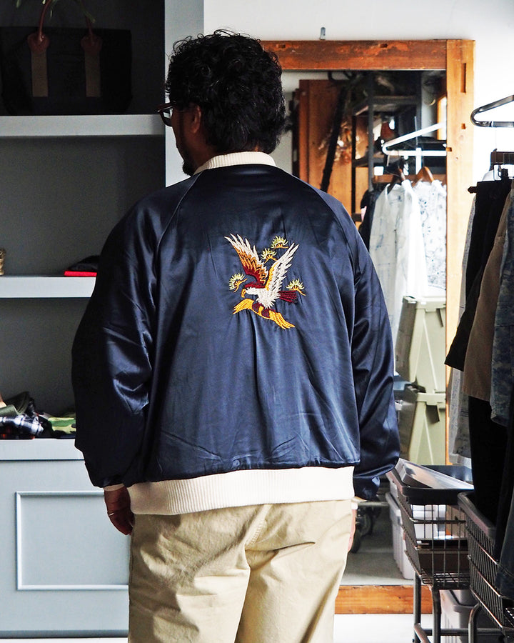 THRIFTY LOOK スリフティルック FRANCE SOUVENIR BLOUSON Navy×Navy