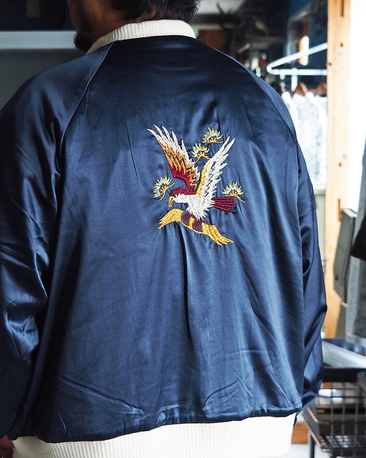 THRIFTY LOOK スリフティルック FRANCE SOUVENIR BLOUSON Navy×Navy