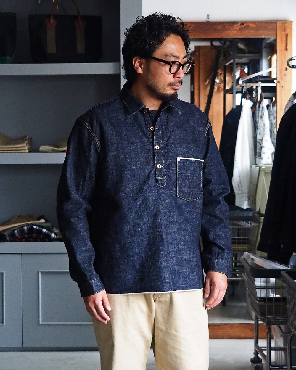 FOB factory エフオービーファクトリー F2384 G-3 DENIM P/O JKT