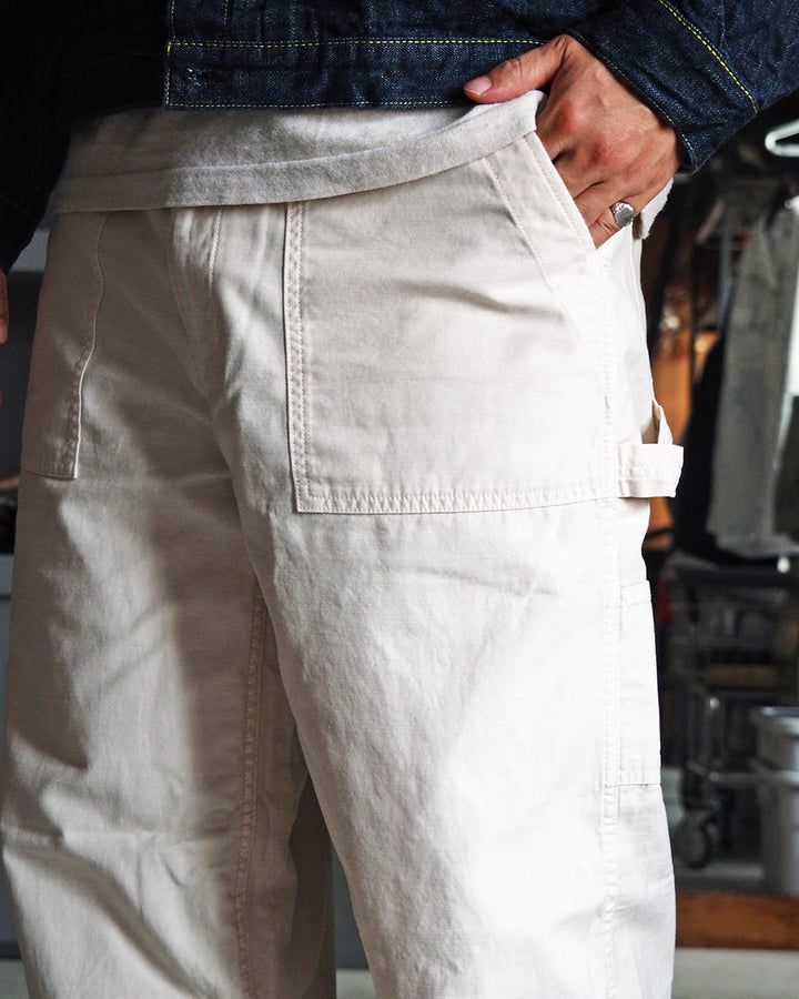 melple メイプル Carpenter Pants Natural
