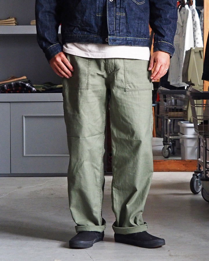 melple メイプル Carpenter Pants Olive