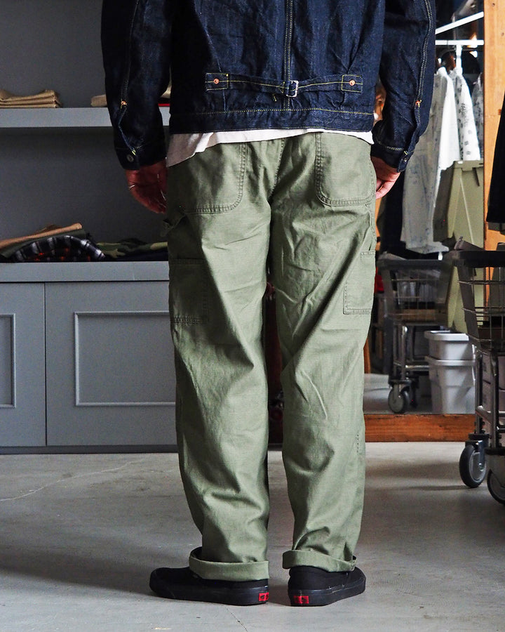 melple メイプル Carpenter Pants Olive