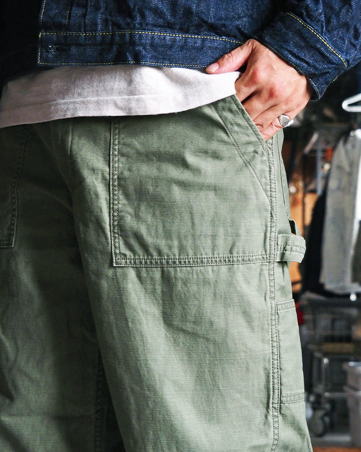 melple メイプル Carpenter Pants Olive