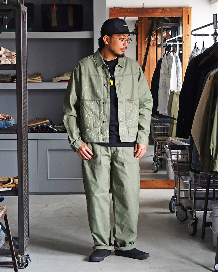 melple メイプル Carpenter Pants Olive