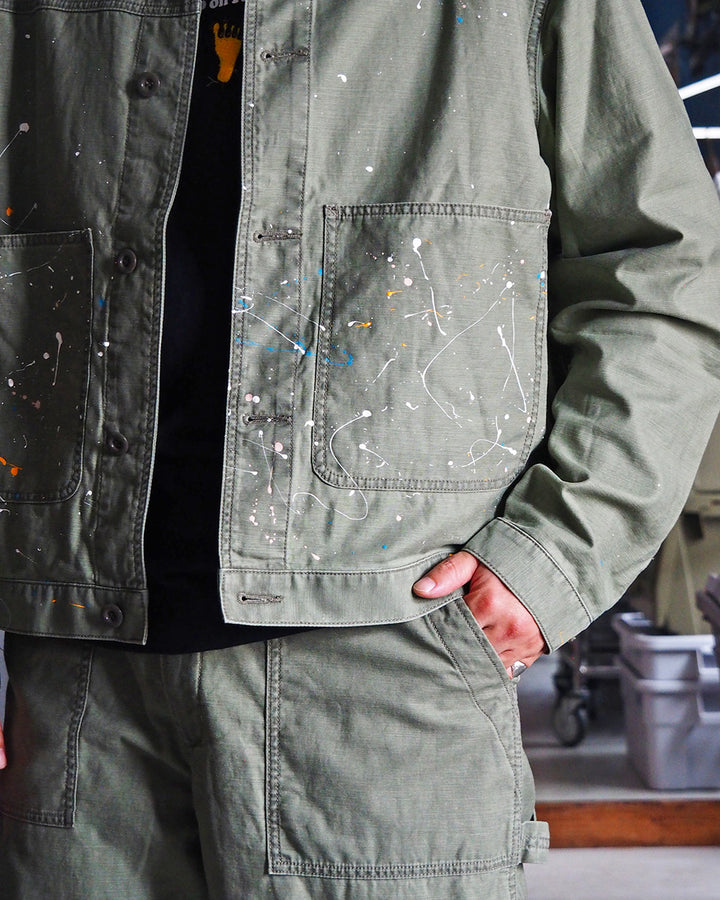 melple メイプル Carpenter Pants Olive