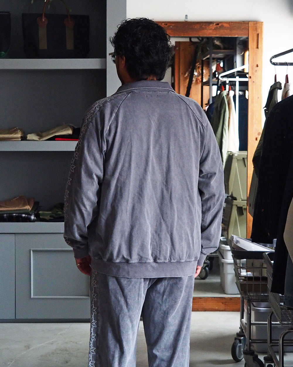 SUNNY SPORTS サニースポーツ Valero Star Track Jacket Grey