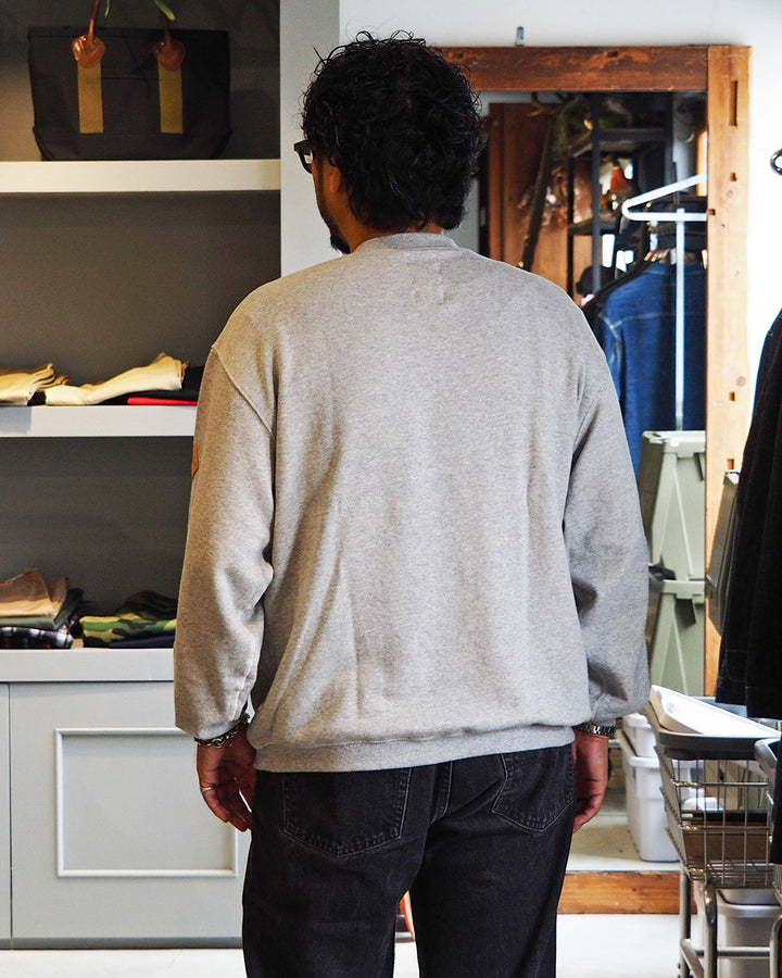 melple メイプル Dreamy Crewneck Heather Grey