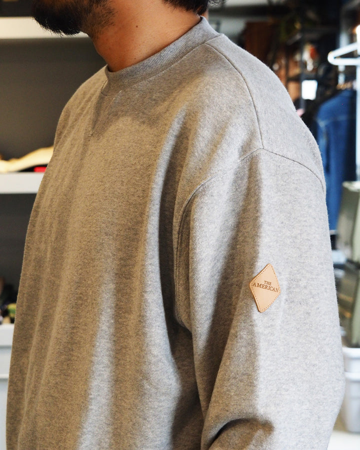 melple メイプル Dreamy Crewneck Heather Grey