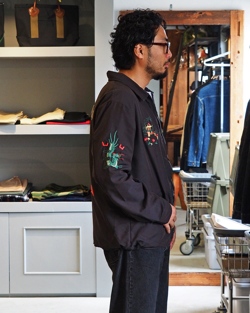 TAILOR TOYO テーラー東洋 TT15980 Mid 1960s Style Cotton Rayon Vietnam Jacket “VIET-NAM PANTHER” (AGING MODEL)