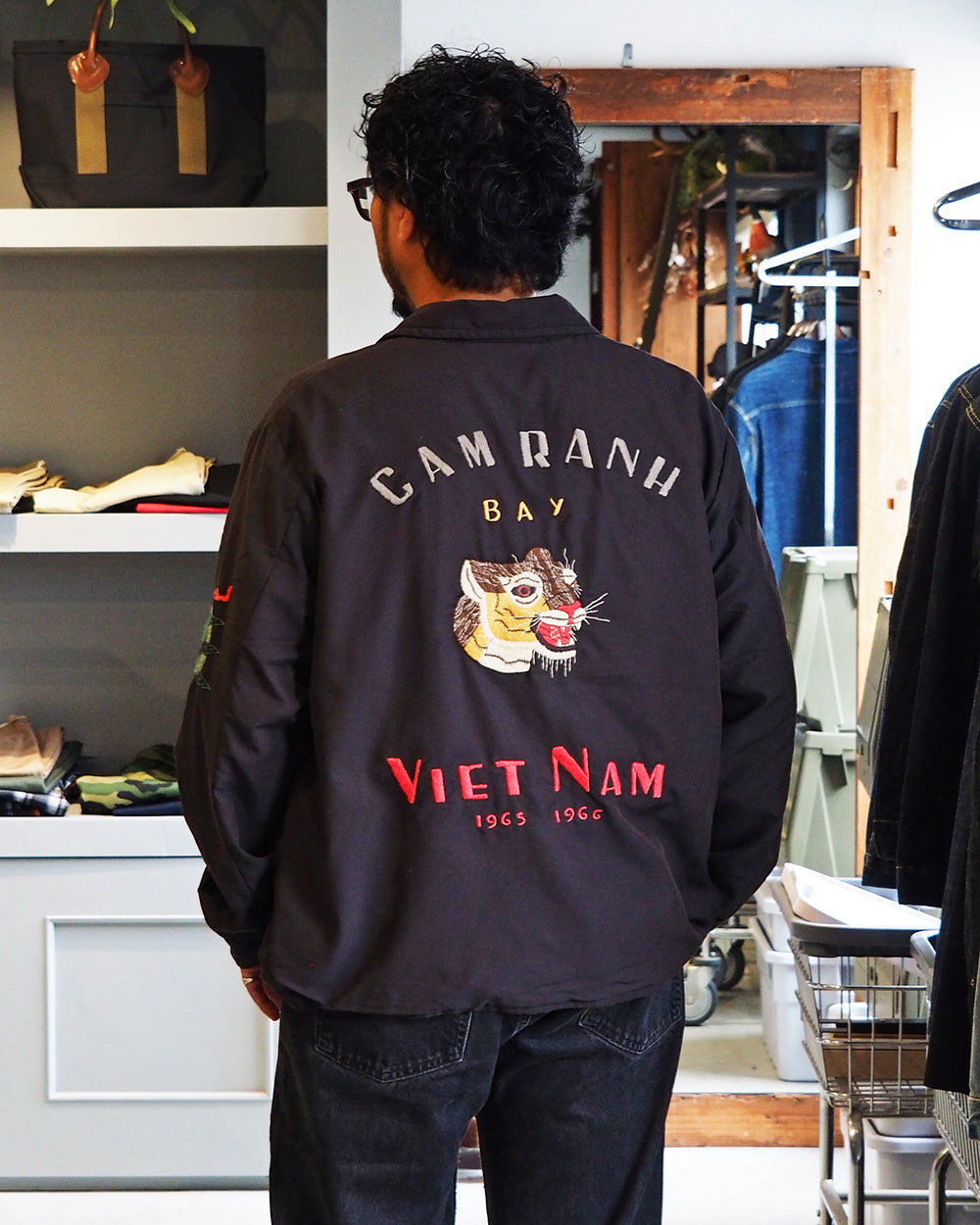 TAILOR TOYO テーラー東洋 TT15980 Mid 1960s Style Cotton Rayon Vietnam Jacket “VIET-NAM PANTHER” (AGING MODEL)