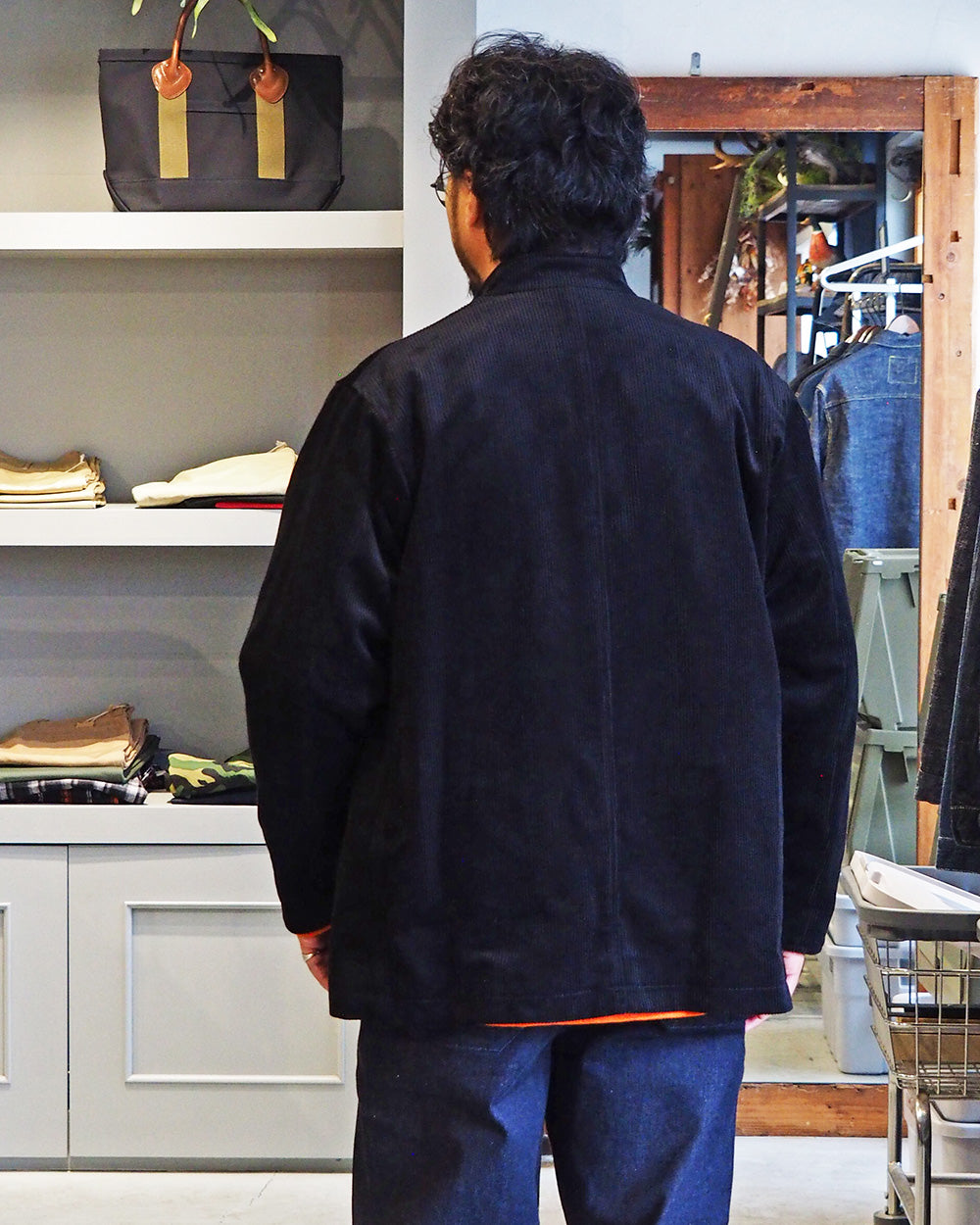 WORKERS ワーカーズ Forestier, Heavy Corduroy, Black