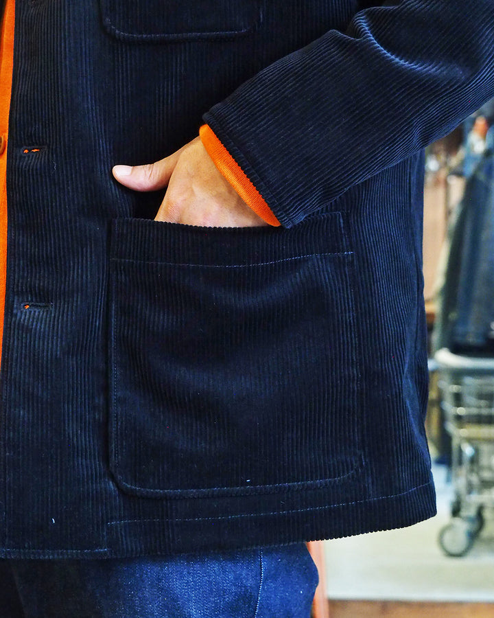 WORKERS ワーカーズ Forestier, Heavy Corduroy, Black