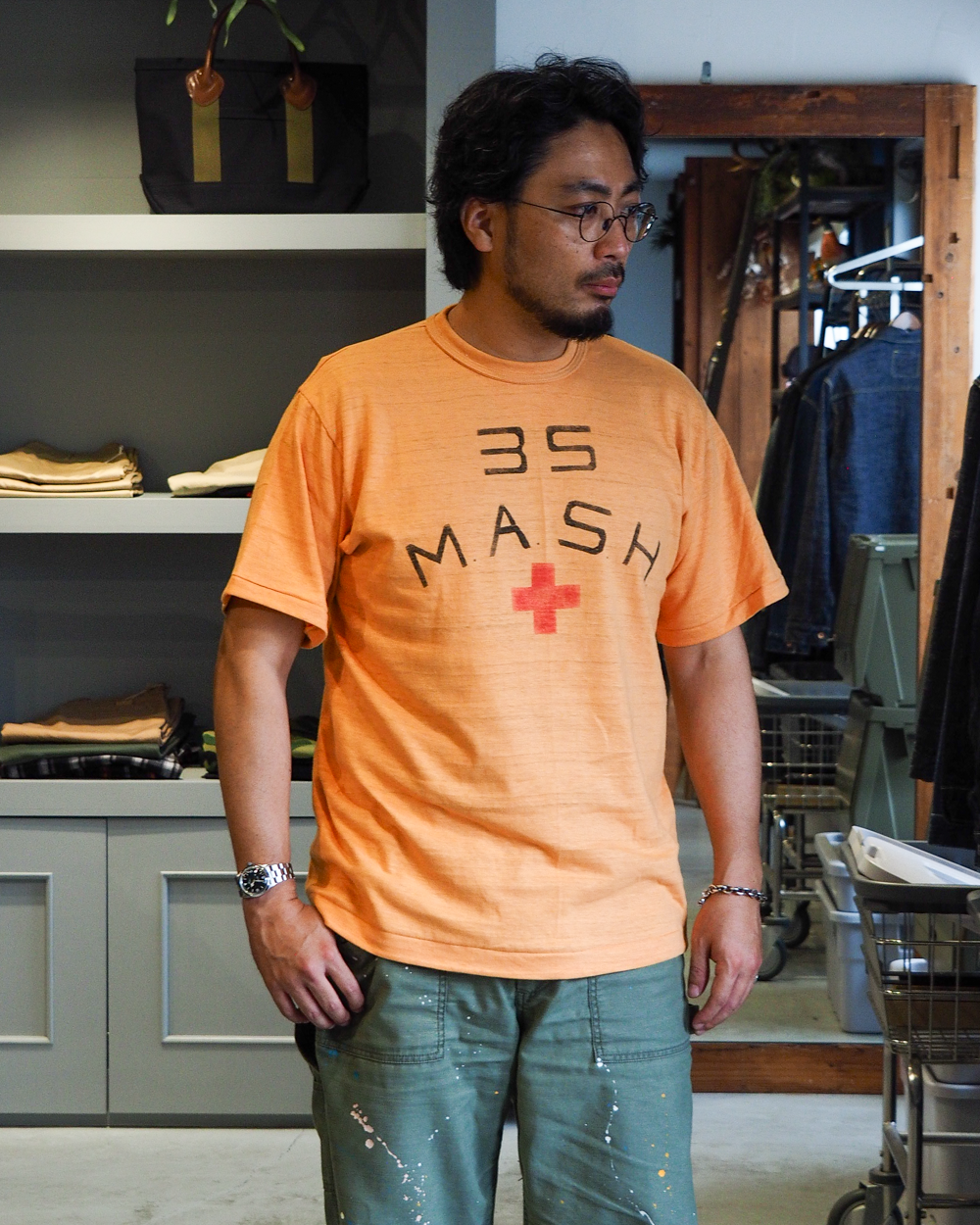 WAREHOUSE ウエアハウス Lot 4601 M.A.S.H. Orange
