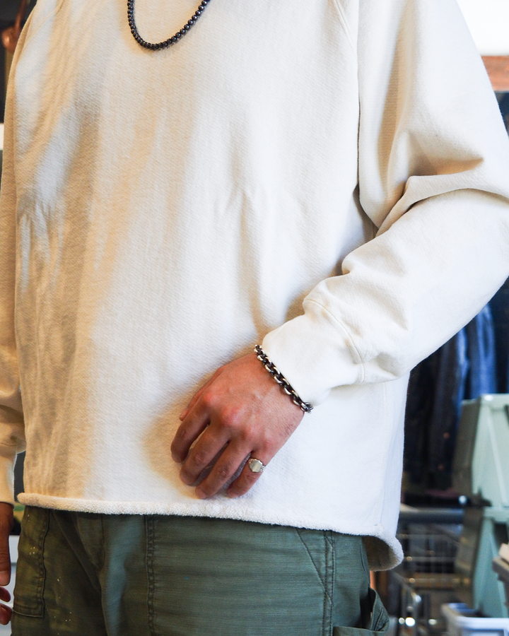 WALLA WALLA SPORT ワラワラスポーツ 13oz CREW SWEAT SHIRT Ivory