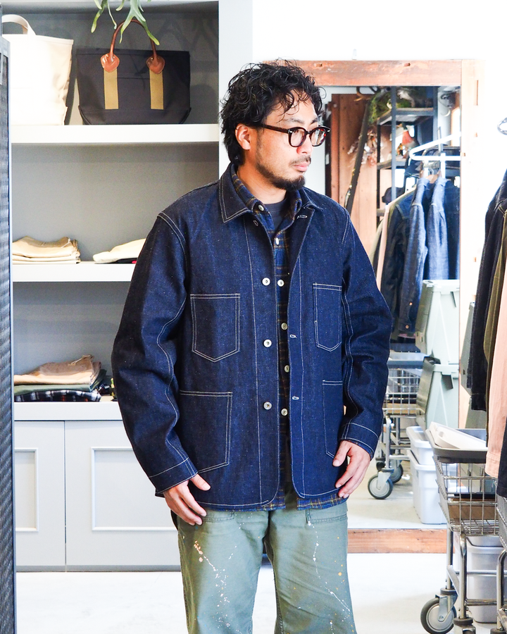 WAREHOUSE ウエアハウス 2249 1910’S BIG BOB CHORE JACKET Indigo